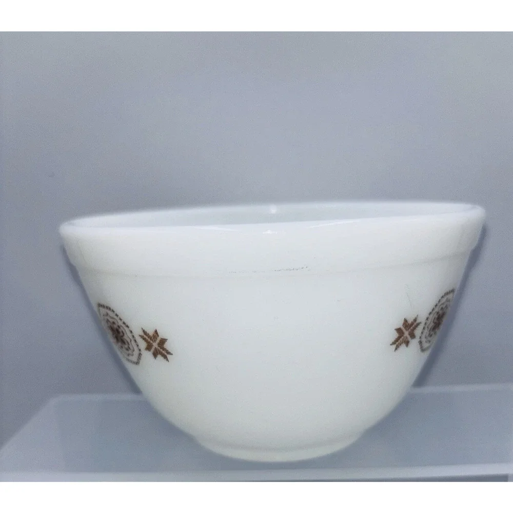 Pyrex Town & Country Brown Cinderella Nesting Mixing Bowls 401 6